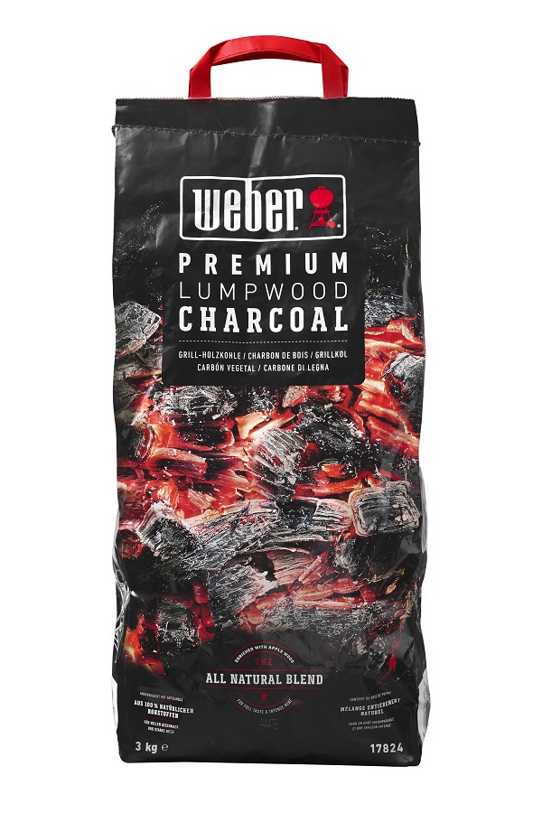 WEBER® Premium DŘEVĚNÉ UHLÍ -  3kg